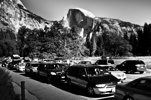 Yosemite-Half-Dome-Stau