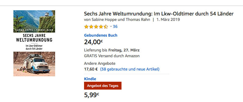 Nur heute – das E-Book für nur 5,99€ statt 19,99€ bei Amazon